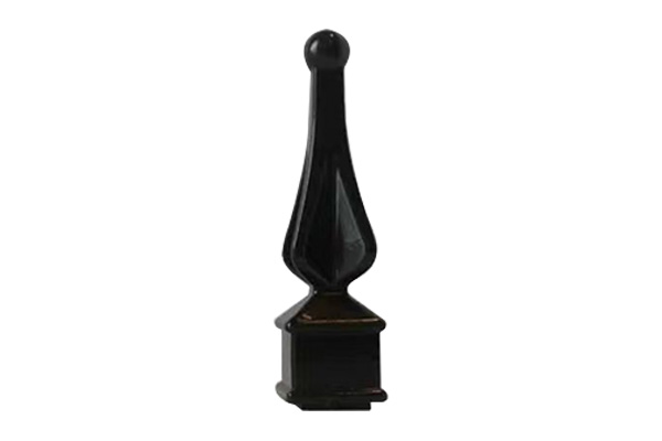 Phụ kiện trang trí hàng rào kim loại đen Finials Spears Gate Post Finials Topper